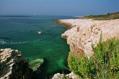 Küste von Istrien, Kroatien